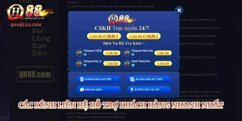 QH88 🎖️ Trải Nghiệm 100k Tại Nhà Cái QH88 Chính Thức Tặng 309 Các kênh liên hệ hỗ trợ khách hàng nhanh nhất hiện nay