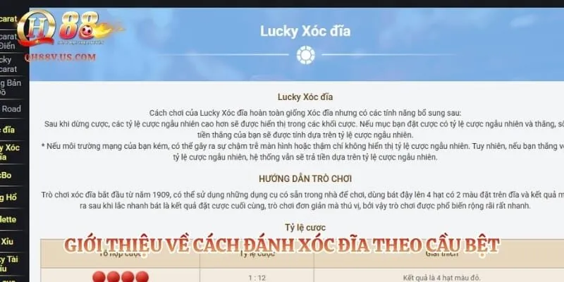 Cách Xóc Đĩa Bệt - Tuyệt Chiêu Bẻ Và Nuôi Cầu Hay Nhất 2 Giới thiệu về cách đánh xóc đĩa theo cầu bệt