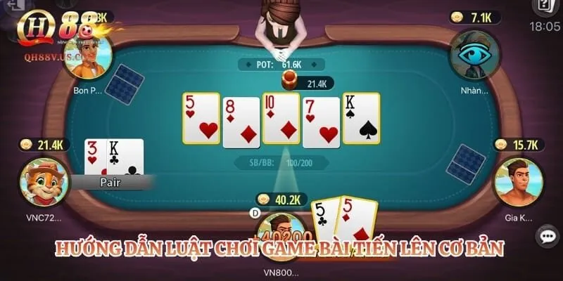 Tiến Lên Miền Nam – Trải Nghiệm Game Bài Chiến Thuật Hấp Dẫn 3 Hướng dẫn luật chơi game bài tiến lên cơ bản dành cho người mới