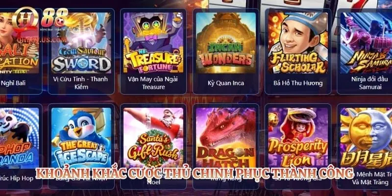 Khoảnh khắc cược thủ chinh phục thành công quỹ thưởng jackpot 
