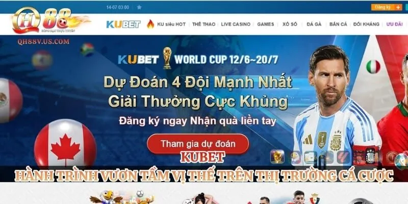 Kubet - Hành Trình Vươn Tầm Vị Thế Trên Thị Trường Cá Cược