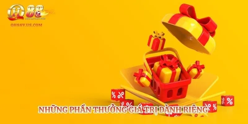 Những phần thưởng giá trị dành riêng cho các thành viên Vip