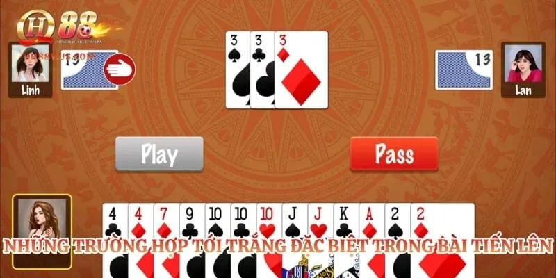 Tiến Lên Miền Nam – Trải Nghiệm Game Bài Chiến Thuật Hấp Dẫn 5 Những trường hợp tới trắng đặc biệt trong bài tiến lên