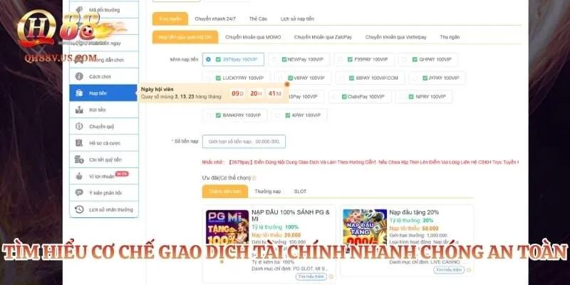 Tìm hiểu cơ chế giao dịch tài chính nhanh chóng an toàn