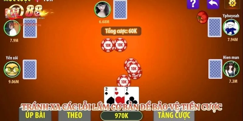 Liêng - Game Bài Cá Cược Đỉnh Cao Dành Cho Mọi Tay Cược 6 Tránh xa các lỗi lầm cơ bản để bảo vệ tiền cược